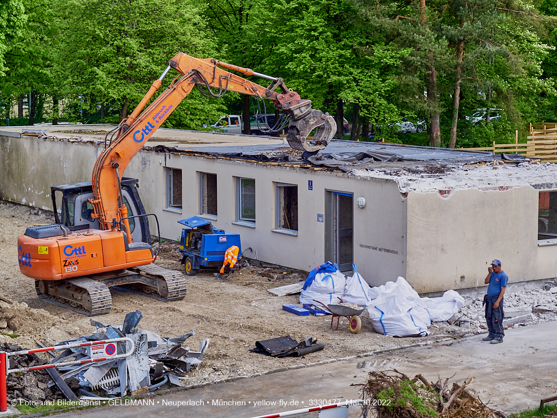 10.05.2022 - Baustelle am Haus für Kinder in Neuperlach